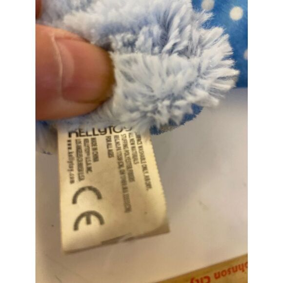 Dan Dee rabbit blankie rattles blue - Picture 3 of 3